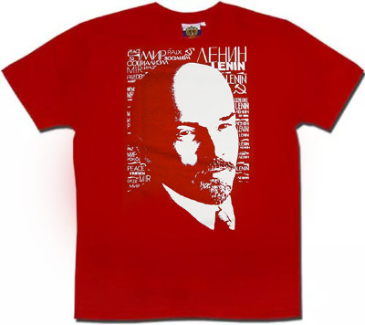 Футболка "LENIN" красная 