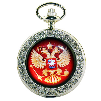 Pocket watch "Russian double-headed Eagle" quartz 