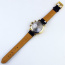 Watch chronograph "Lunar" with a golden dial - Watch chronograph "Lunar" with a golden dial