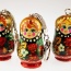 Брелок-матрешка «Хохлома» Набор 5 штук (1) - BM001-1.jpg